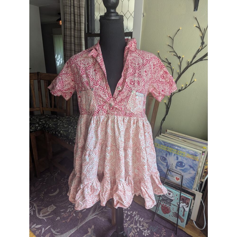 Oilily Jeans Spaghetti Western Baby Doll Dress Small